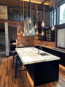 Rustic Contemporary Kitchen Remodel by YK Stone Center Inc. project photo 2
