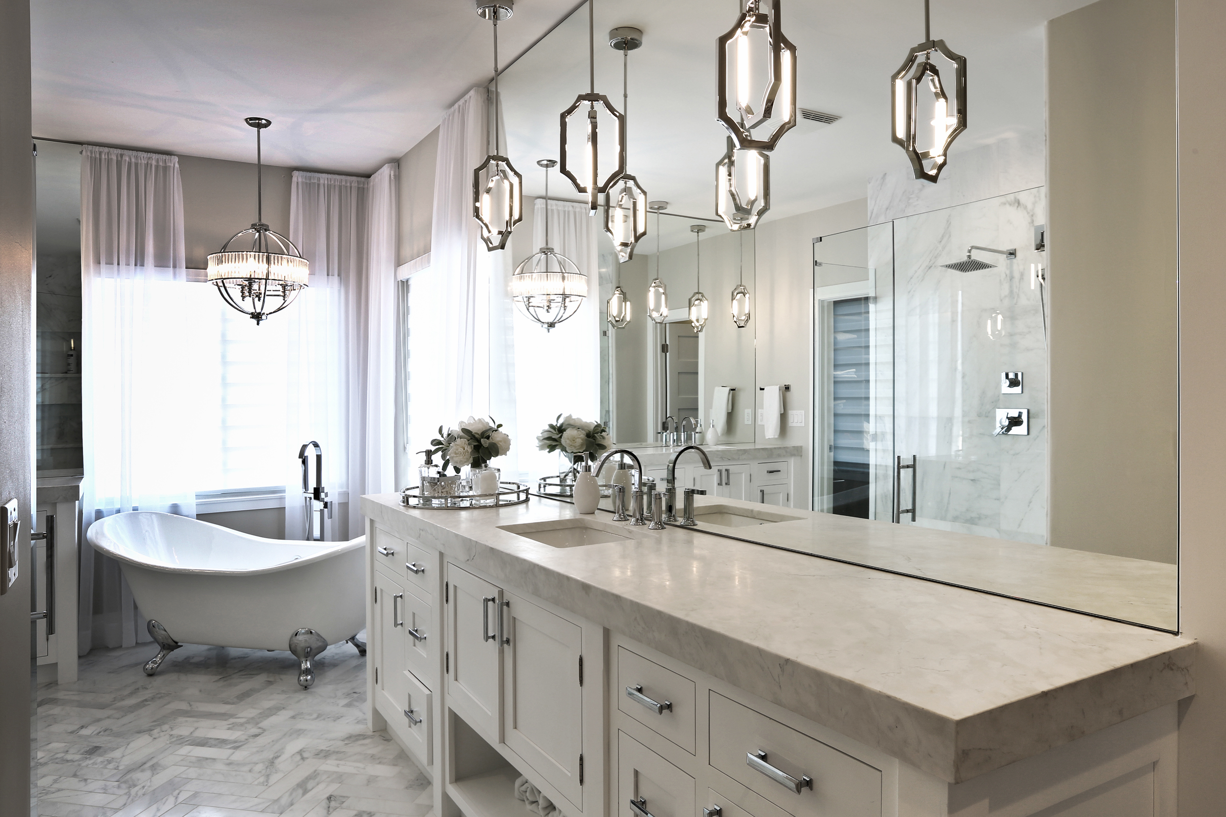 calacatta carrara marble vanity top master bath countertop yk stone center denver
